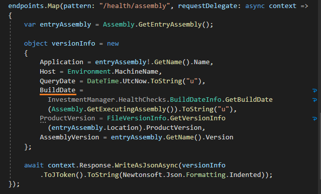 Add BuildDate to /health/assembly endpoint